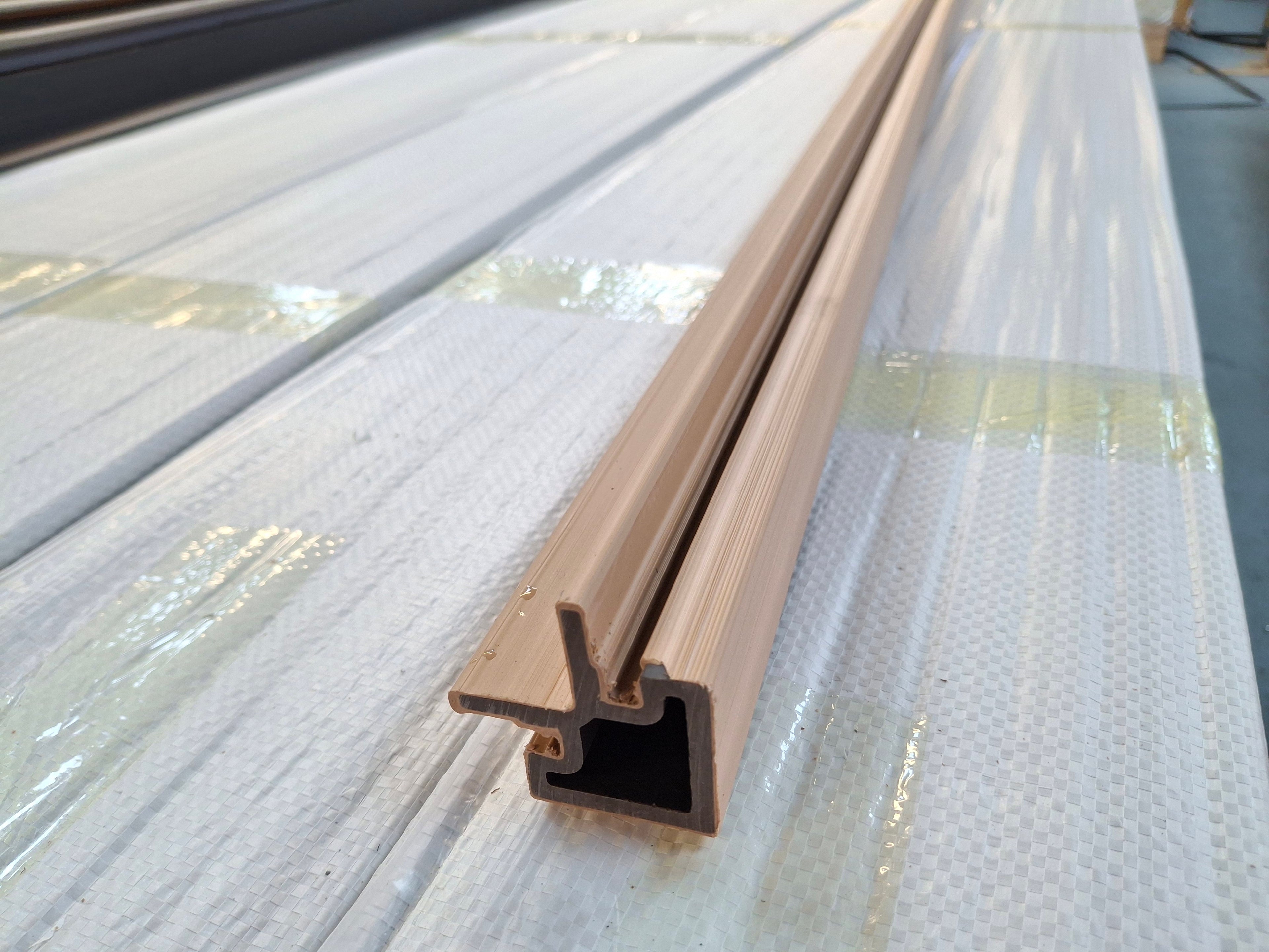 WPC Cladding Trim – Maple (3m Finishing Profile)