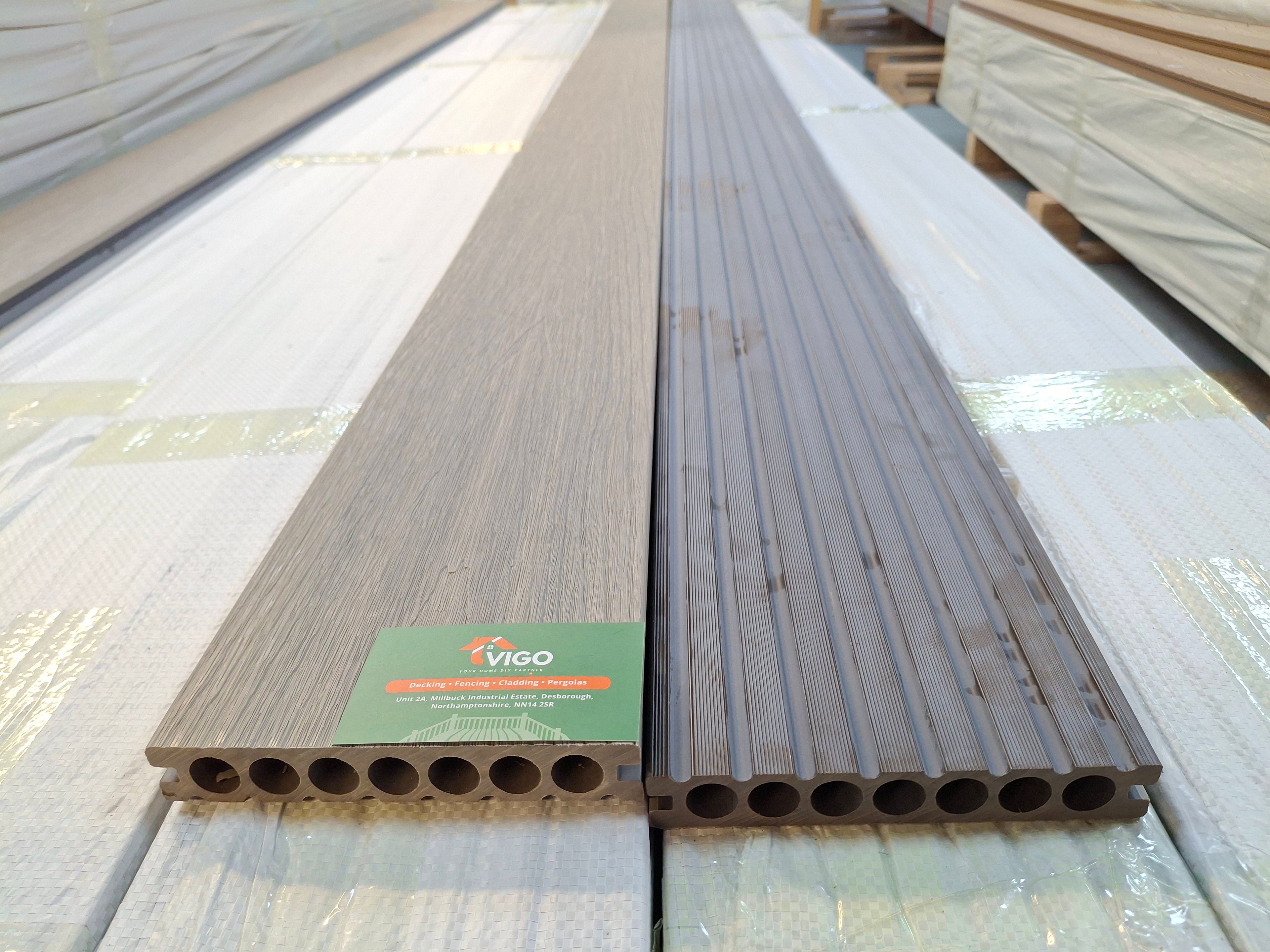 WPC Composite Decking Boards – Ancient Wood | Gen 2 (148mm x 23mm x 3m)