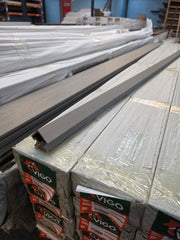 WPC Cladding Trim – Ancient Wood (3m Finishing Profile)