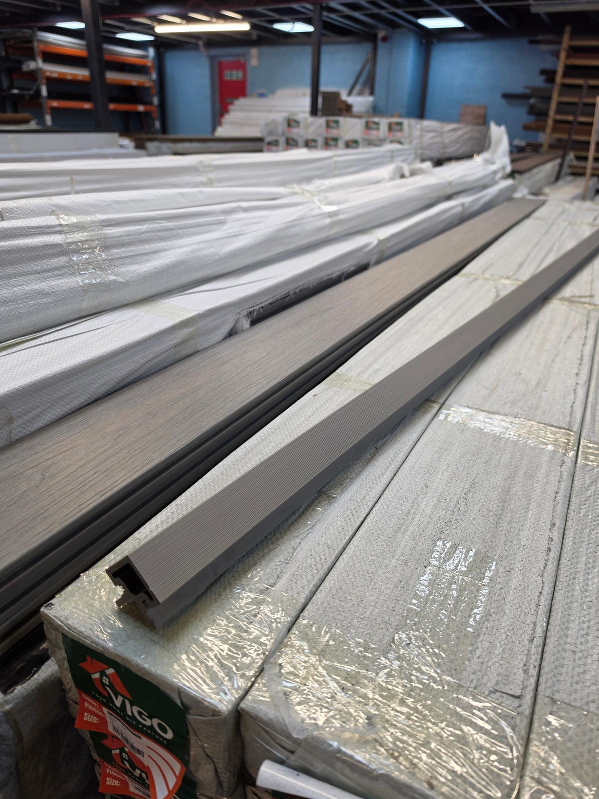 WPC Cladding Trim – Ancient Wood (3m Finishing Profile)