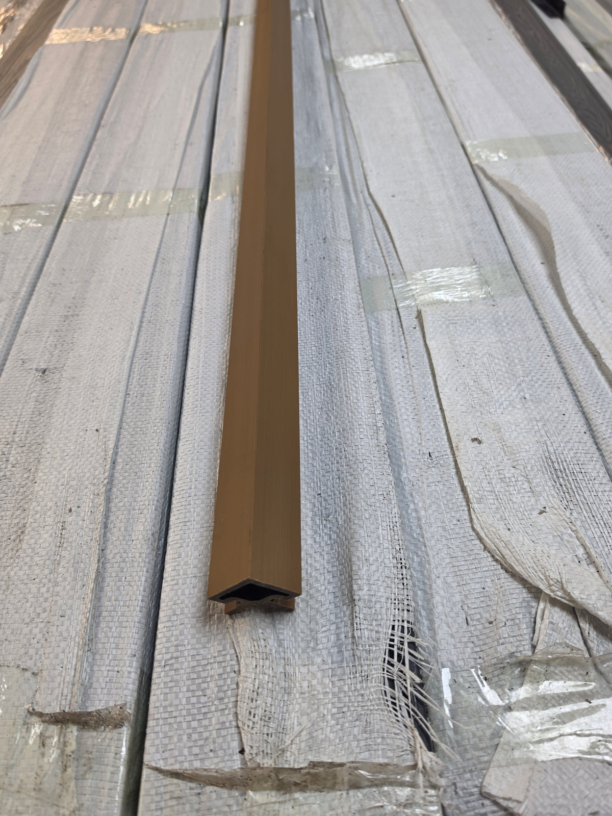 WPC Cladding Trim – Teak (3m Finishing Profile)