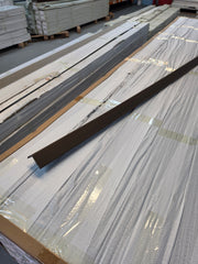 WPC Composite Decking L-Trim – Chestnut GLOSS | 3m Edge Finishing Profile
