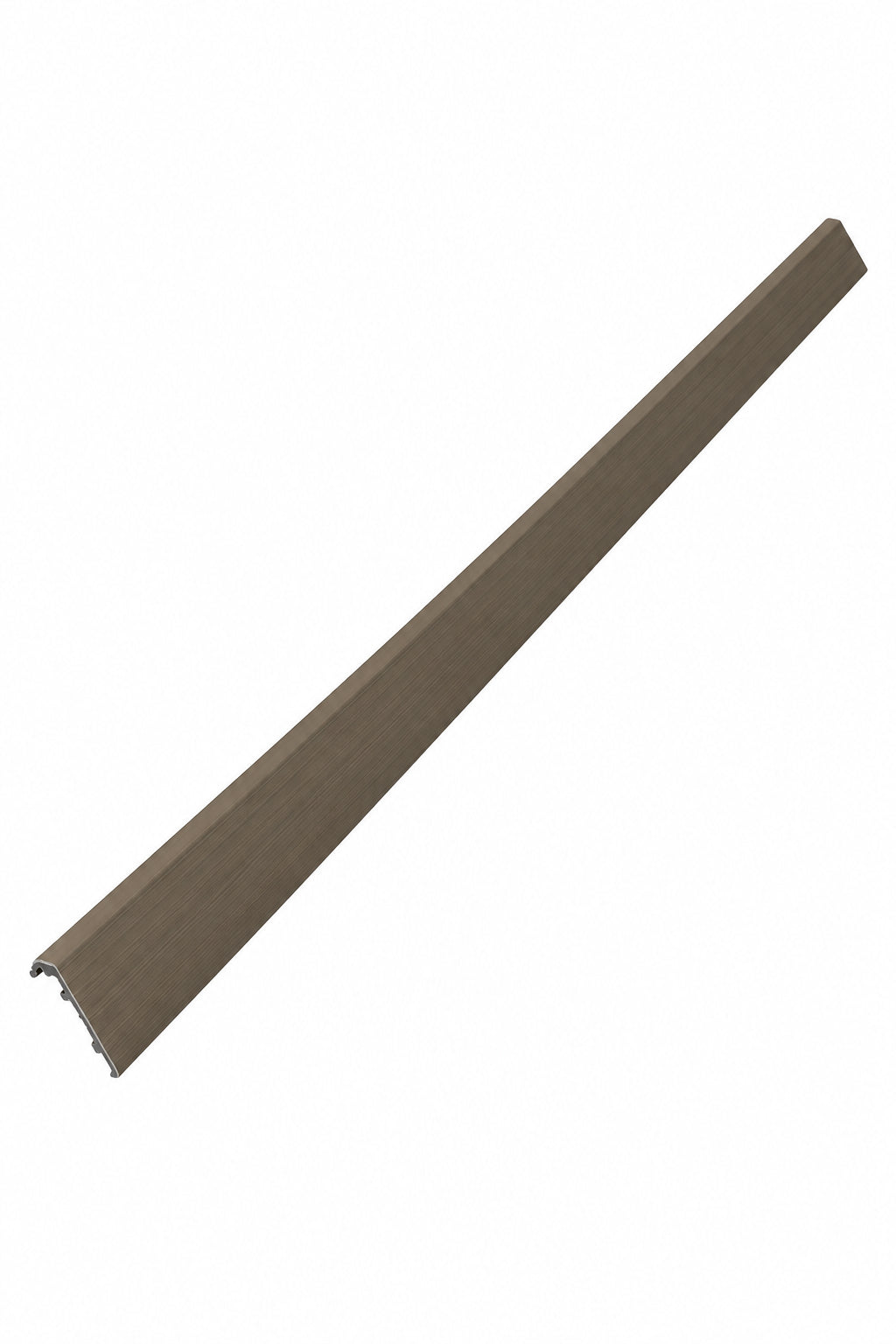 WPC Composite Decking L-Trim – Chestnut GLOSS | 3m Edge Finishing Profile