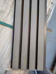 WPC Fluted Wall Cladding Panels – Grey | Gen 1 | Black Shadow Gaps | 219mm x 26mm x 2.9m
