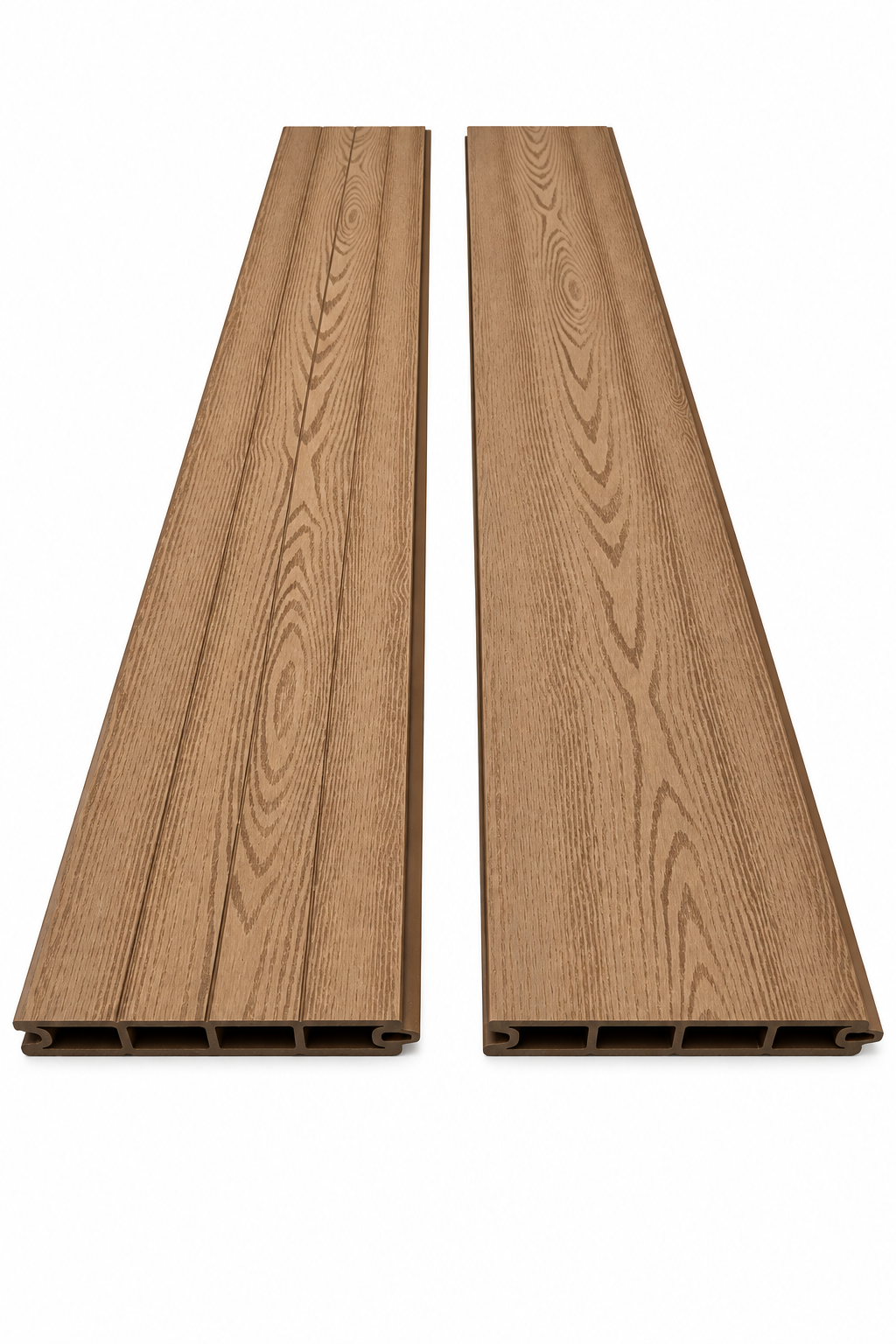 Clearance Sandstone Oak Woodgrain Finish Composite Fencing – Set of 11 Boards | 1760 x 176 x 25mm