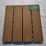 Teak DIY Interlocking WPC Deck Tiles | 300mm x 300mm x 20mm