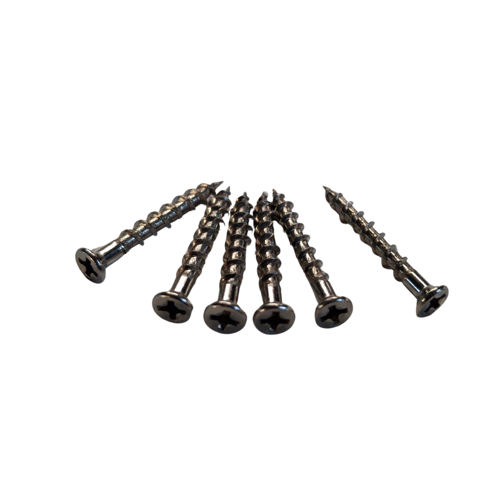 Stainless‑Steel Countersunk Decking Screws – Box of 100 (25 mm) for Composite Boards & Clips