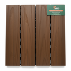 Coffee DIY Interlocking WPC Deck Tiles | 300mm x 300mm x 20mm
