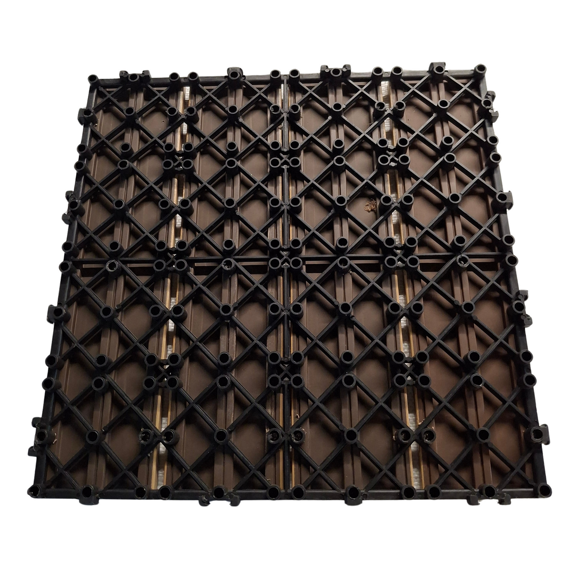 Grey DIY Interlocking WPC Deck Tiles | 300mm x 300mm x 20mm