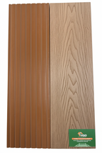 WPC Composite Decking Boards – Champagne 3D | Round Hollow | 150mm x 23mm x 3m | Vigo Home