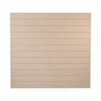 WPC Composite Fence Panel Half-Set – Off-White (154mm × 22.5mm × 1.76m)