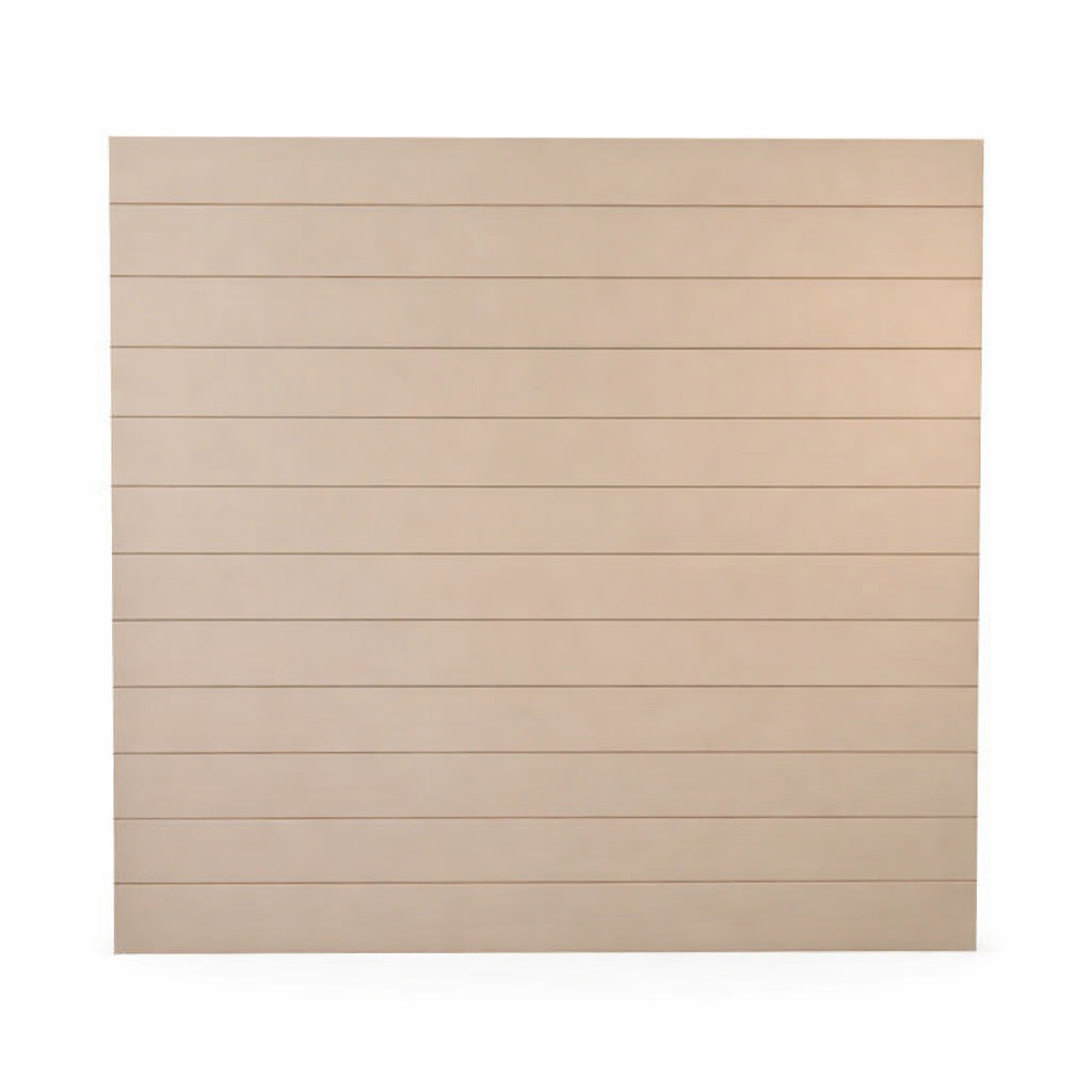 WPC Composite Fence Panel Half-Set – Off-White (154mm × 22.5mm × 1.76m)