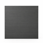 WPC Composite Fence Panel Half-Set – Black (156mm × 22.5mm × 1.76m)