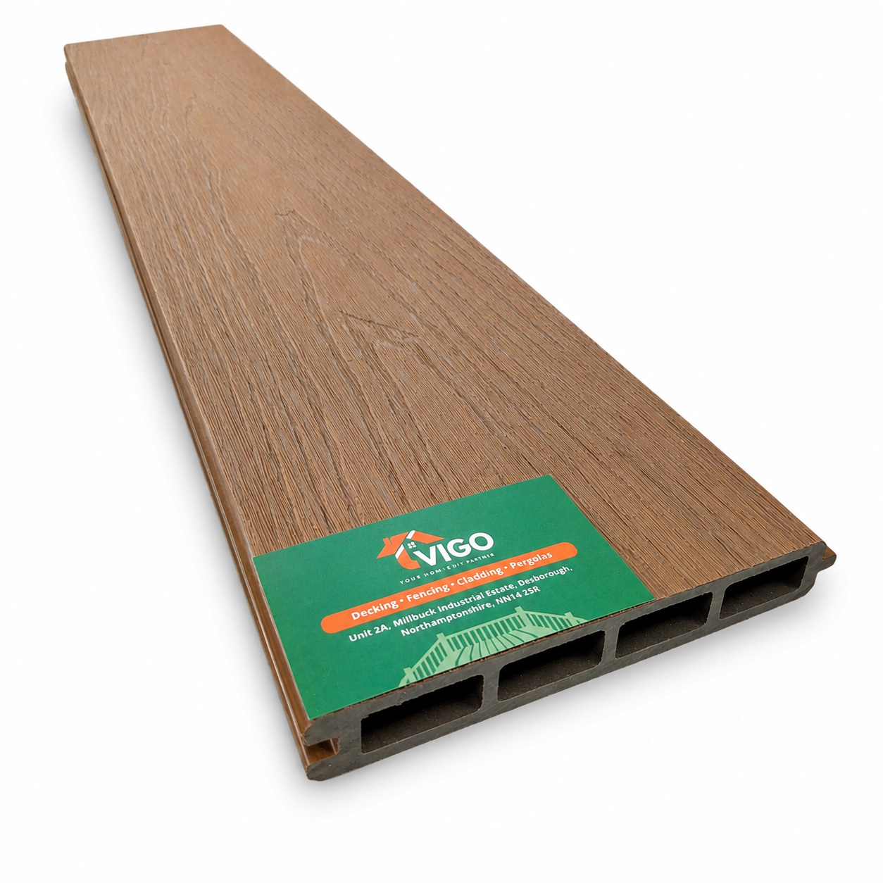 WPC Fence Board Gen 2 – Champagne Boards Only (154mm × 22.5mm × 1.76m)