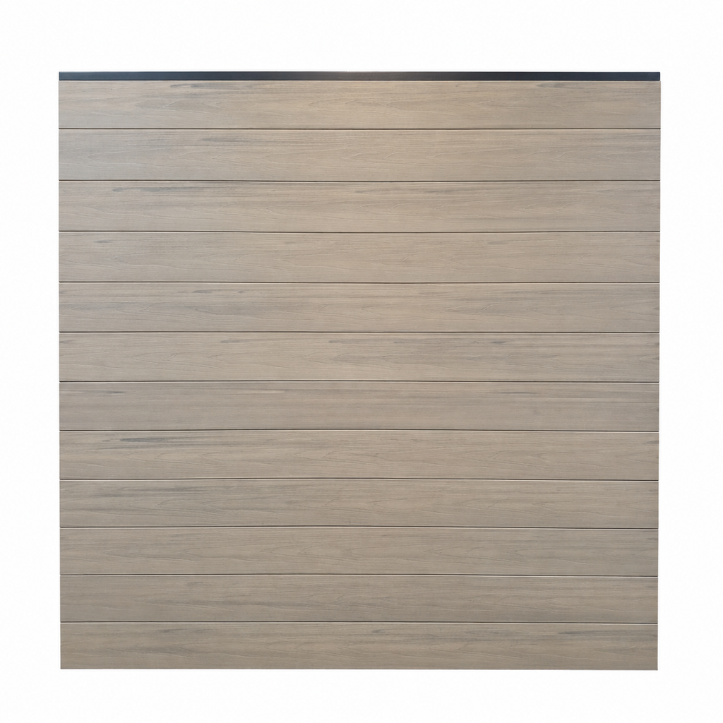 WPC Fence Panel Gen 2 – Ancient Wood Half Set (156mm × 22.5mm × 1.76m)