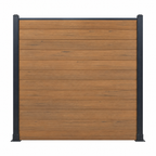 WPC Fence Panel Gen 2 – Teak (156mm × 22.5mm × 1.76m)