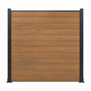 WPC Fence Panel Gen 2 – Teak (156mm × 22.5mm × 1.76m)
