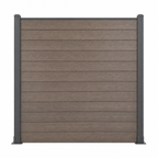 WPC Fence Panel Gen 2 – Dark Coffee (156mm × 22.5mm × 1.76m)