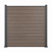 WPC Fence Panel Gen 2 – Dark Coffee (156mm × 22.5mm × 1.76m)