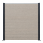 WPC Fence Panel Gen 2 – Ancient Wood (156mm × 22.5mm × 1.76m)