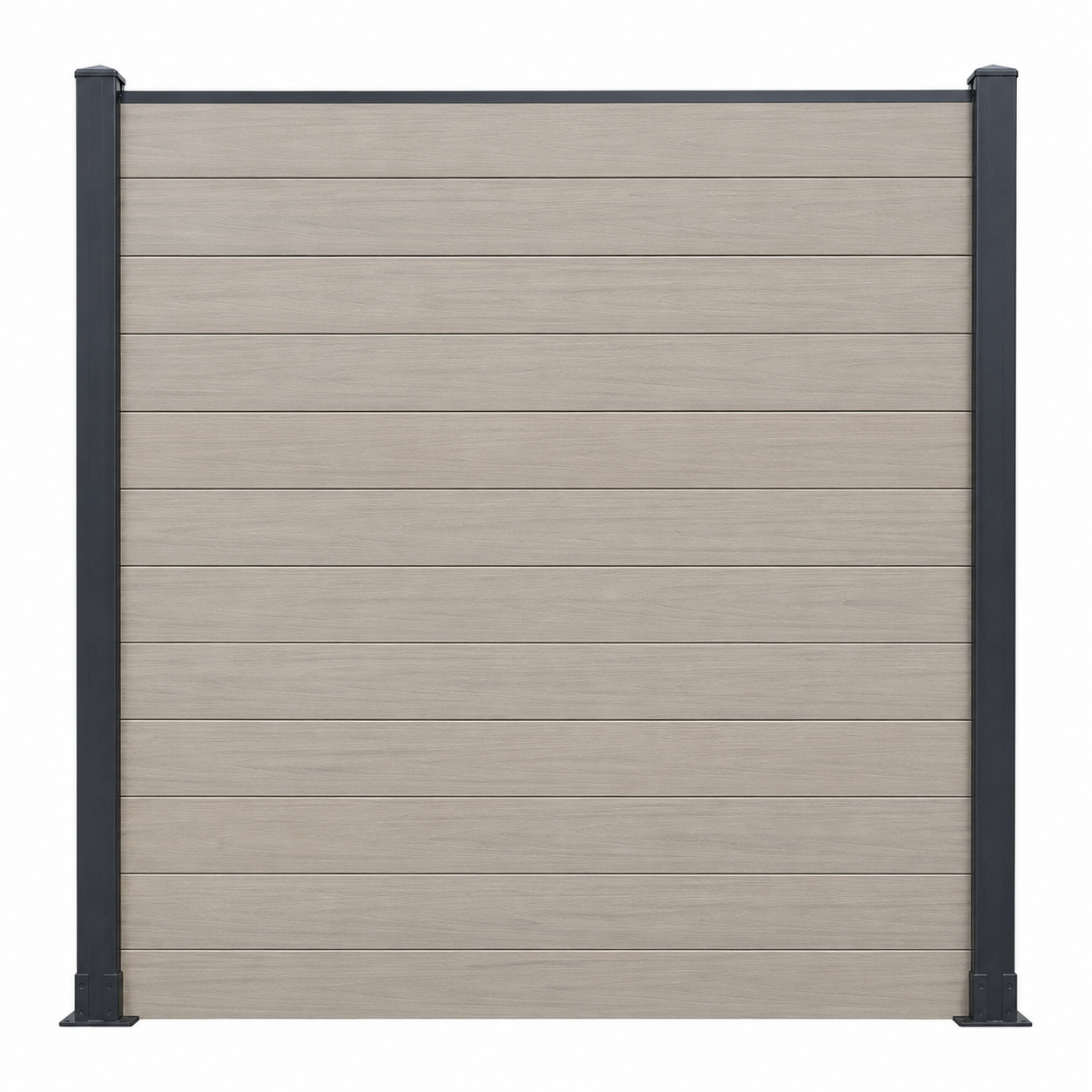 WPC Fence Panel Gen 2 – Ancient Wood (156mm × 22.5mm × 1.76m)