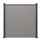 WPC Fence Panel – Dark Grey (180mm × 25mm × 1.76m)