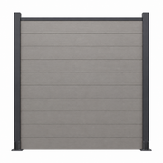 WPC Fence Panel – Dark Grey Full Set (180mm × 25mm × 1.76m)