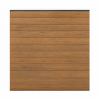 WPC Fence Panel Gen 2 – Coffee Half Set (156mm × 22.5mm × 1.76m)