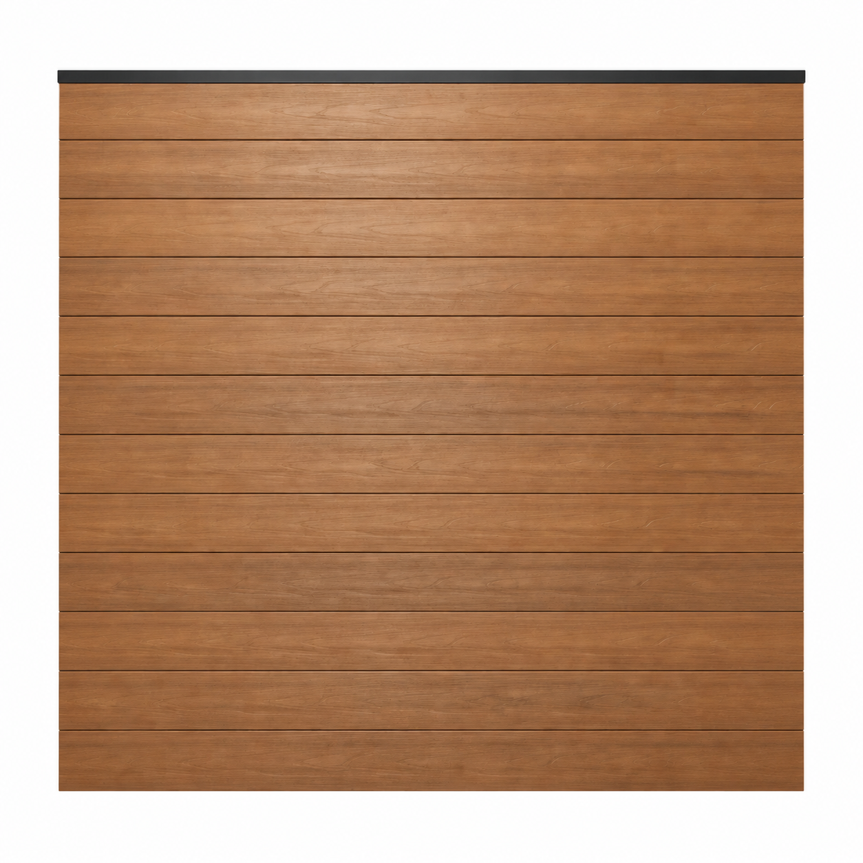 WPC Fence Panel Gen 2 – Teak Half Set (156mm × 22.5mm × 1.76m)