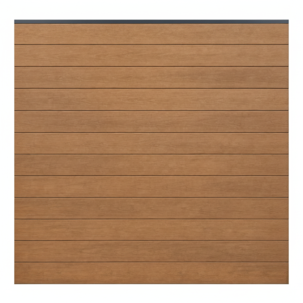 WPC Fence Panel Gen 2 – Champagne Half Set (154mm × 22.5mm × 1.76m)