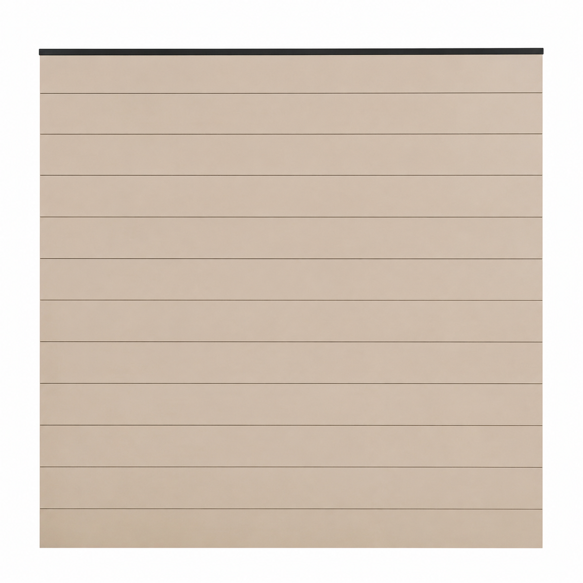 WPC Fence Panel Gen 1 – Off White Half Set (156mm × 22.5mm × 1.76m)