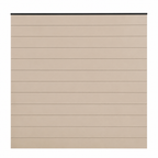 WPC Fence Panel Gen 1 – Off White Half Set (156mm × 22.5mm × 1.76m)