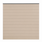 WPC Fence Panel Gen 1 – Off White Half Set (156mm × 22.5mm × 1.76m)