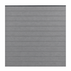 WPC Fence Panel – Grey Half Set (156mm × 22.5mm × 1.76m)