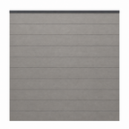 WPC Fence Panel – Dark Grey Half Set (180mm × 25mm × 1.76m)