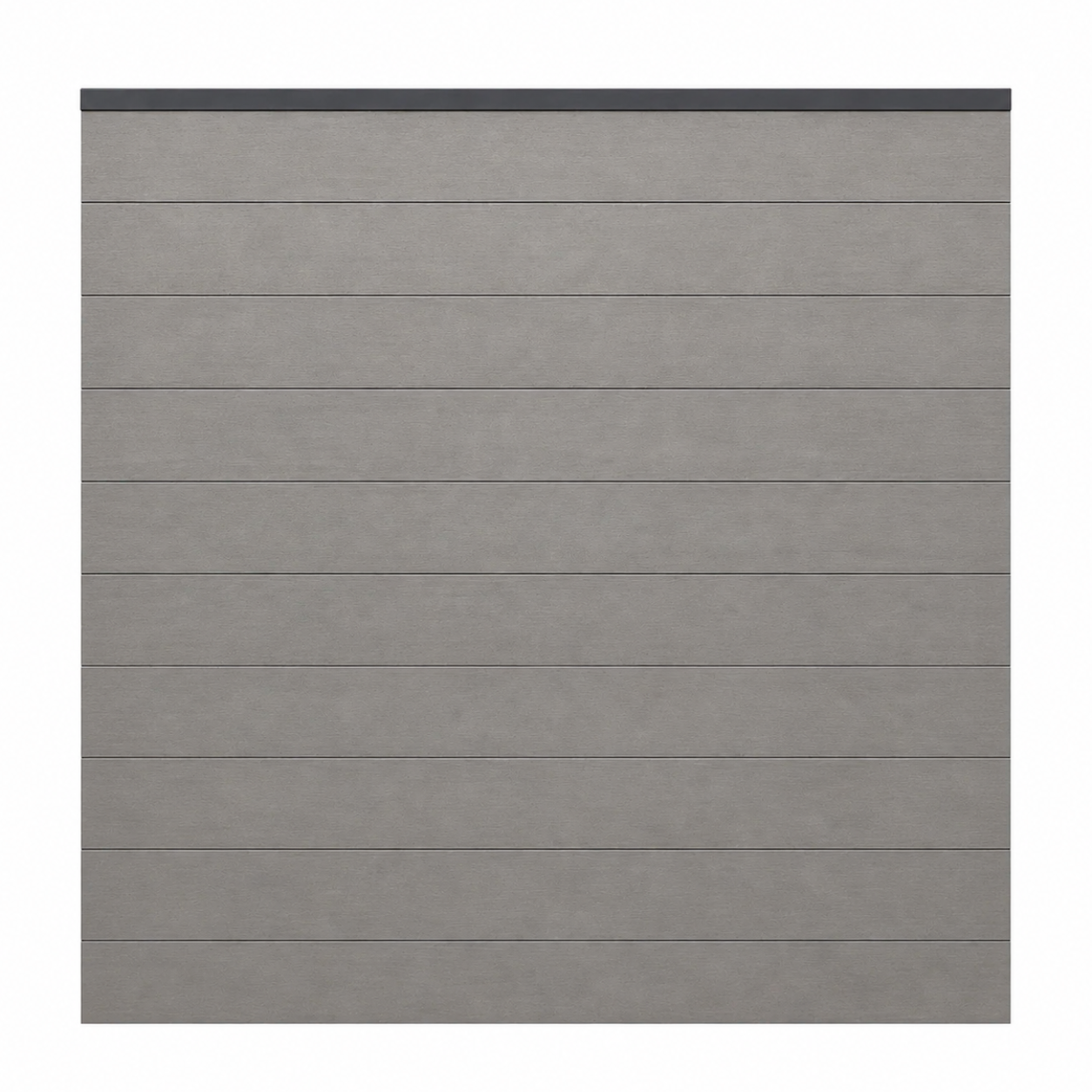 WPC Fence Panel – Dark Grey Half Set (180mm × 25mm × 1.76m)
