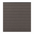 WPC Fence Panel – Matt Black Half Set (180mm × 25mm × 1.76m)