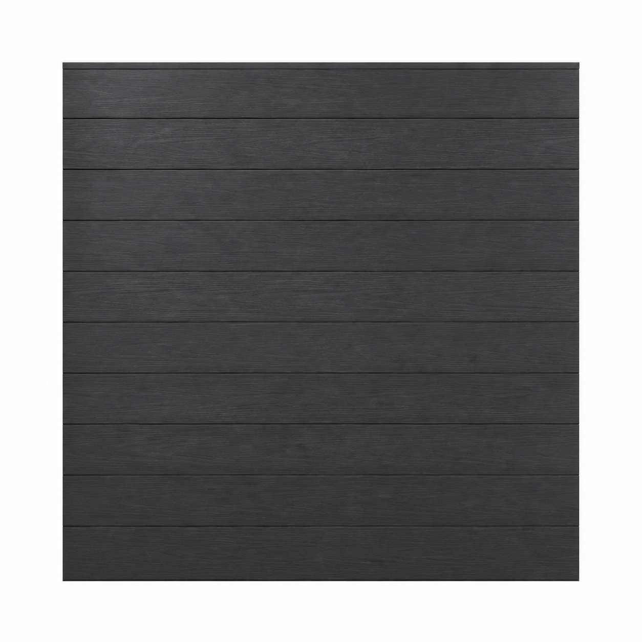 WPC Fence Panel – Black Half Set (183mm × 24.5mm × 1.76m)