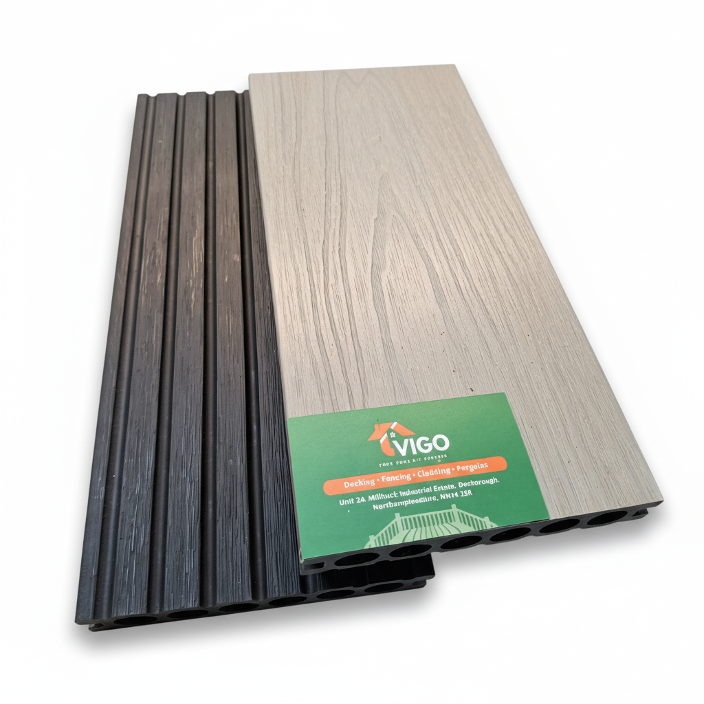 WPC Composite Decking Boards – Ancient Wood (140mm x 23mm x 2.95m)