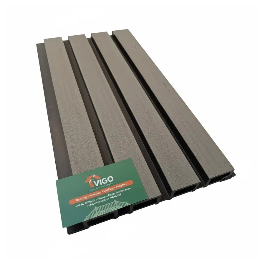 Ancient Wood Vigo WPC wall cladding sample, Generation 1