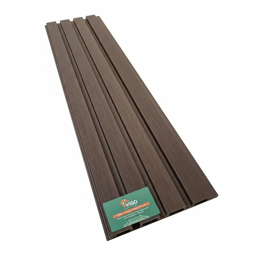 Coffee Vigo WPC wall cladding sample, Generation 2